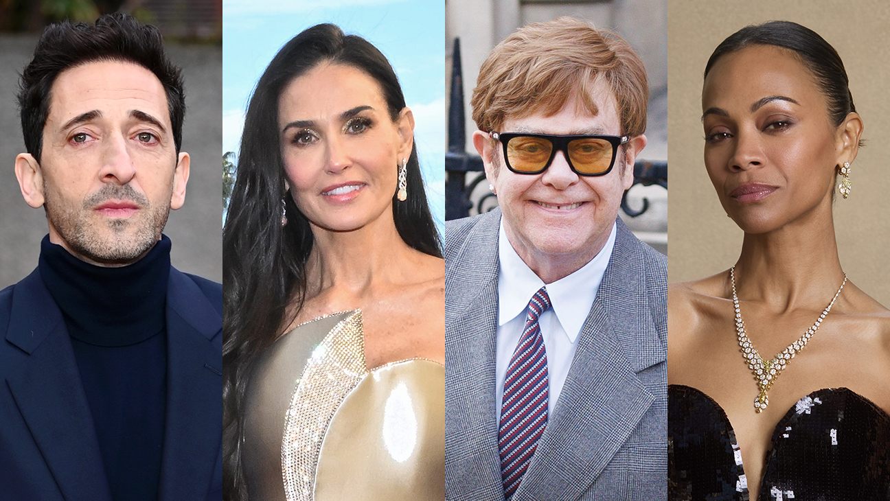 Adrien Brody Demi Moore Elton John Zoe Saldana